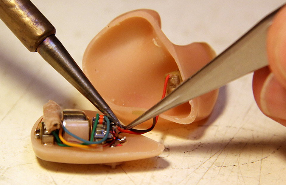 Hearing aid repair lab